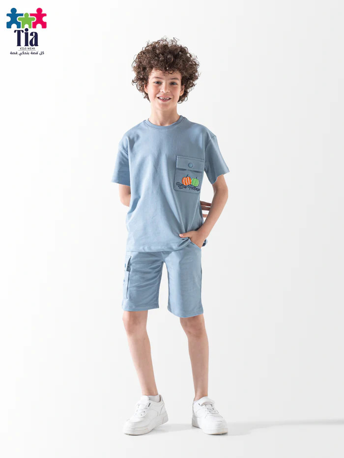 Boys "Deco Waves" Summer Set